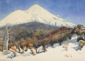 Mount Egmont by Dorothy Kate Richmond Oil Painting