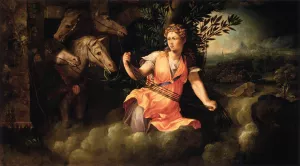 Allegory of Dawn by Dossi Battista Oil Painting