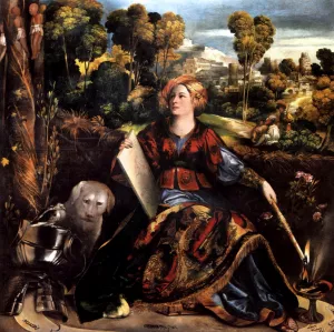 Circe or Melissa Oil painting by Dossi Battista