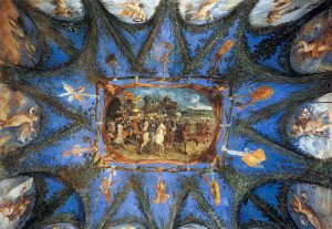 Francesco Maria della Rovere Leading His Troups by Dossi Battista Oil Painting