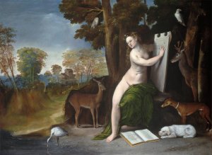 Circe and Her Lovers in a Landscape by Dosso Dossi Oil Painting