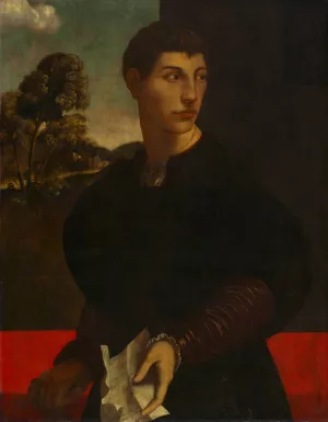 Portrait of a Young Man by Dosso Dossi Oil Painting
