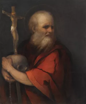 Saint Jerome by Dosso Dossi Oil Painting