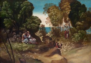 The Three Ages of Humans by Dosso Dossi Oil Painting