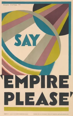 Say 'Empire Please' by Douglas England Oil Painting