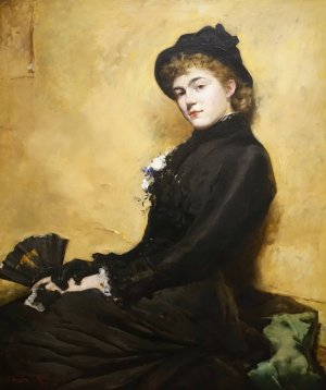 Miss H. by Douglas Volk Oil Painting