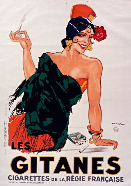 Main Product Photo of Gitanes, cigarettes de la Regie francaise  Painting by Dransy