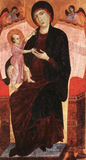 Gualino Madonna by Duccio Di Buoninsegna - Oil Painting Reproduction
