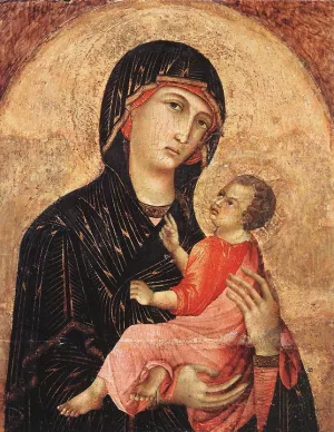 Madonna and Child no. 593 by Duccio Di Buoninsegna Oil Painting