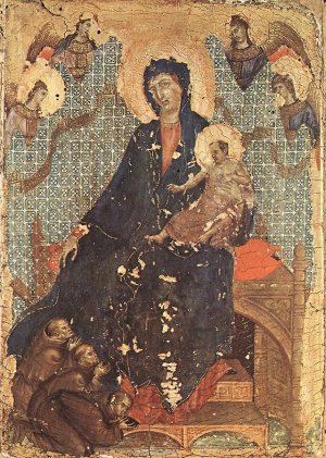 Madonna of the Franciscans by Duccio Di Buoninsegna Oil Painting