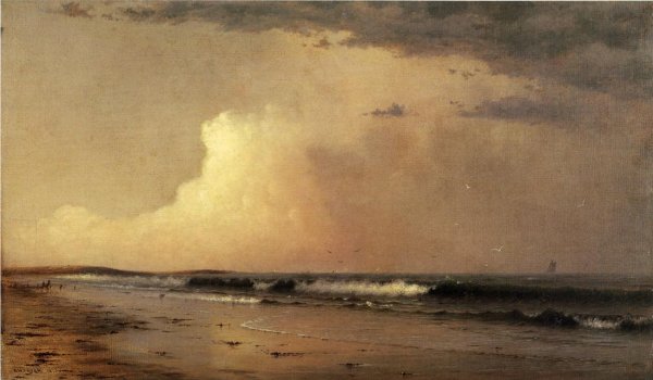 Main Product Photo of A Misty Morning Painting by Dwight W. Tryon