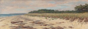 Coastal Scene by Dwight W. Tryon Oil Painting