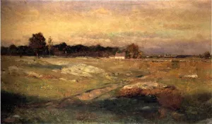 Dartmouth Moorlands Oil painting by Dwight W. Tryon