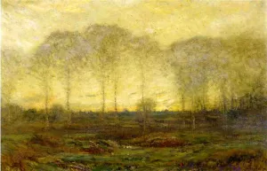Dawn - May Oil painting by Dwight W. Tryon