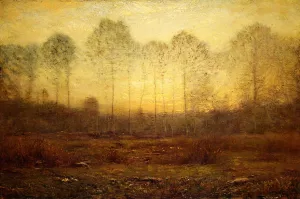 Evening Fog by Dwight W. Tryon Oil Painting
