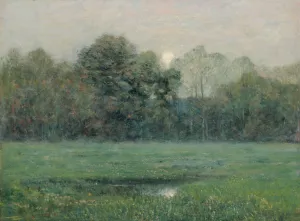 Midsummer Moonrise by Dwight W. Tryon Oil Painting