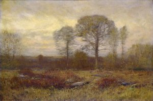 November by Dwight W. Tryon Oil Painting