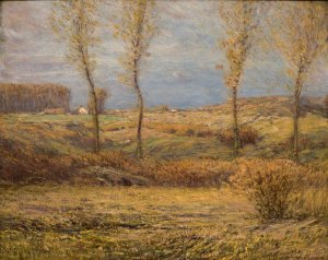 November Morning by Dwight W. Tryon Oil Painting