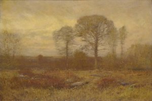 November by Dwight W. Tryon Oil Painting