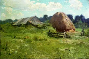 Sunshine and Shadow by Dwight W. Tryon - Oil Painting Reproduction
