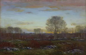 Twilight by Dwight W. Tryon Oil Painting