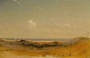 A Glimpse of the Sea Oil painting by Dwight William Tryon