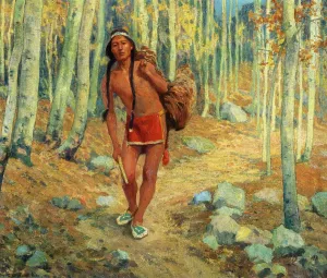 The Successful Hunter by E. Irving Couse Oil Painting