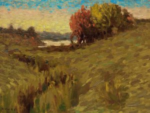 Landscape at Dawn by Eanger Irving Couse Oil Painting