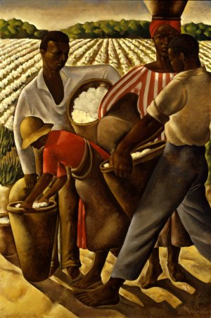 Employment of Negroes in Agriculture by Earle Richardson Oil Painting