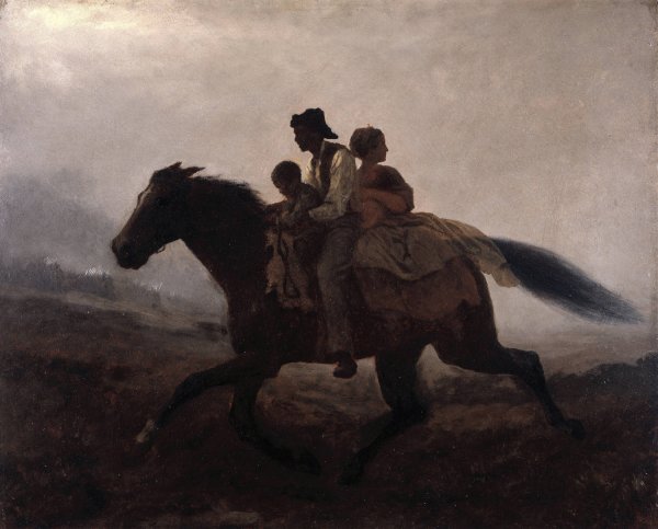 A Ride for Liberty  by Eastman Johnson - Hand-Painted Oil Painting Reproduction