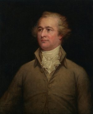 Alexander Hamilton by Eastman Johnson Oil Painting