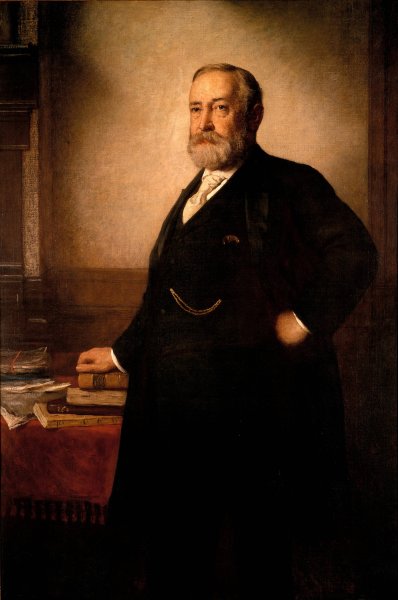 Benjamin Harrison by Eastman Johnson - Hand-Painted Oil Painting Reproduction