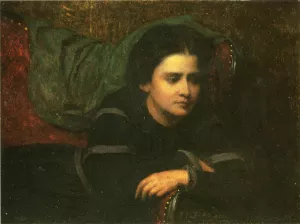 Cachette by Eastman Johnson Oil Painting