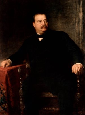 Grover Cleveland by Eastman Johnson Oil Painting