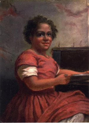 Hannah painting by Eastman Johnson