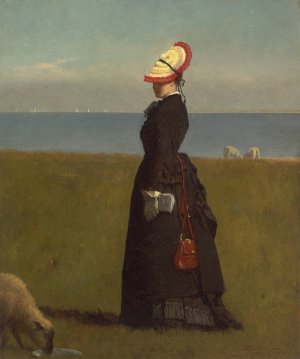 Lambs,Nantucket by Eastman Johnson Oil Painting