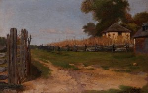Mount Vernon in 1857 by Eastman Johnson Oil Painting
