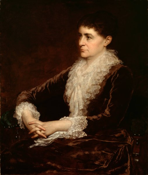 Mrs. Allan Shelden  by Eastman Johnson - Hand-Painted Oil Painting Reproduction