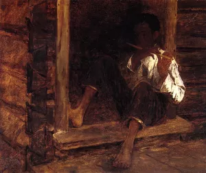 Negro Boy by Eastman Johnson - Oil Painting Reproduction