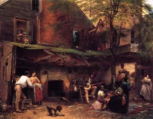 Negro Life in the South painting by Eastman Johnson