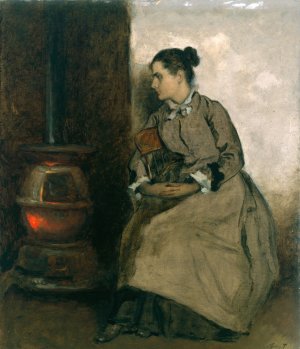 Ruth by Eastman Johnson Oil Painting