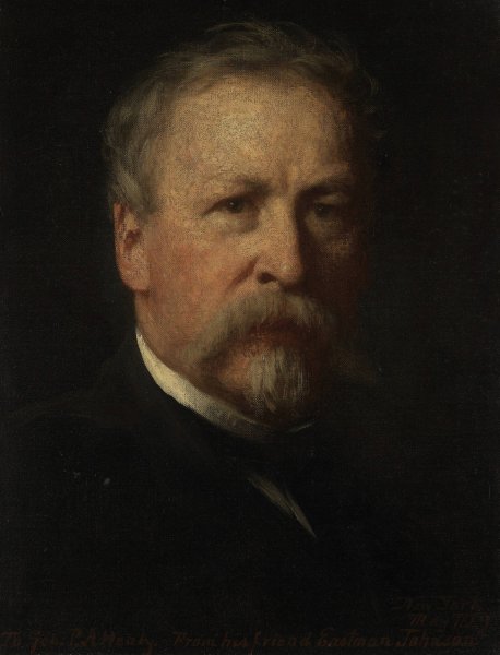 Self-Portrait  by Eastman Johnson - Hand-Painted Oil Painting Reproduction
