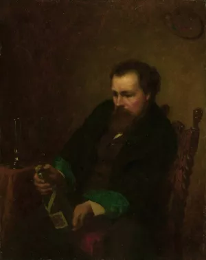 Self-Portrait by Eastman Johnson Oil Painting