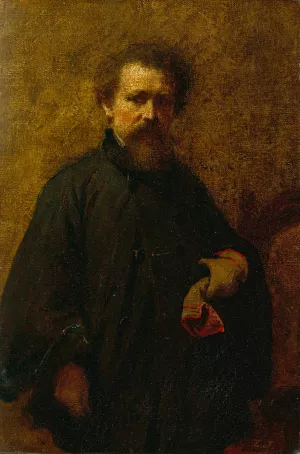 Self Portrait by Eastman Johnson Oil Painting