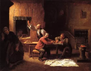 The Counterfeiters painting by Eastman Johnson