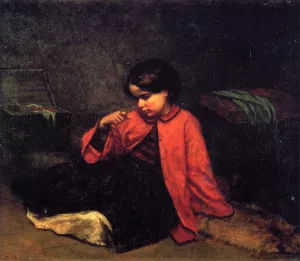 The Freedom Ring by Eastman Johnson Oil Painting