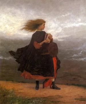 The Girl I Left Behind Me painting by Eastman Johnson