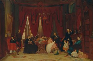 The Hatch Family by Eastman Johnson Oil Painting