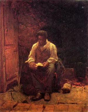 The Lord is My Shepherd by Eastman Johnson Oil Painting