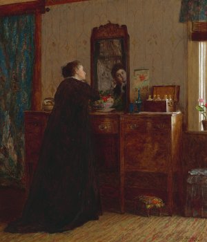 The Toilet by Eastman Johnson Oil Painting